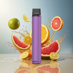 Solo Plus 2800 Puffs Engangsdamper Sur Norge Engros Med 6,5ml E-væske og Mesh Coil