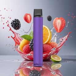 Solo Plus 2800 Puffs Norge Engros Engangsdamper Bjørnebær Mesh Coil 6,5ml 950mAh