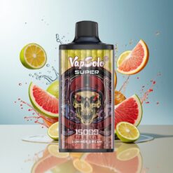 VapSolo Super 15000 Puffs 40ml Norge Engros Type-C 850mah Sommerdrøm