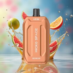 VEIIK MICKO SPACE 7000 Puffs Engangs Vape Mango Is 5% 18ml 500mAh Norge Engros