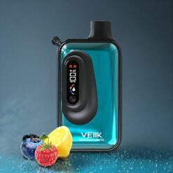 VEIIK SPACE VKK 20000 Puffs Engros Norge Type-C LCD Blå Bringebær Sitron