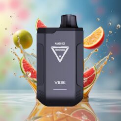 VEIIK X SPACE 10000 Puffs Engangs Vape Mango Is Norge Engros 18ML USB-C