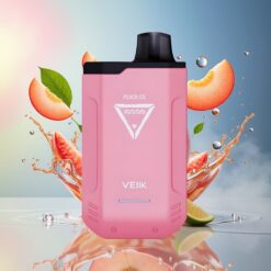 VEIIK X SPACE 10000 Puffs Engros Norge Fersken Is 18ML 500mAh USB-C Mesh 1.1ohm