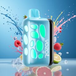 VOZOL RAVE 40000 Norge Engros Blå Bringebær Is 270° Glød 20/50mg/ml 1000mAh