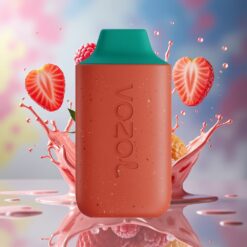 VOZOL STAR 6000 Norge Engros 65% PCR Jordbær Bringebær Type-C 14ML 500mAh 6000 Puffs