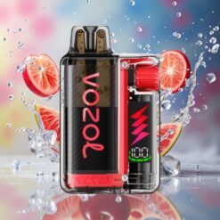 VOZOL VISTA PLUG 6000/10000 Norge Engros 650mAh 4-Stg Wattage Synlig E-Væske Kirsebær Is