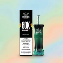 AL FAKHER CROWN BAR CLOUD-X 60K Puffs 50ml 6mg Dobbel Modus Norge Engros