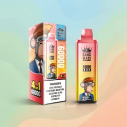 Bang Blaze 4 in 1 60K Puffs 40ml Type-C Mesh Coil LED-skjerm Norge Engros